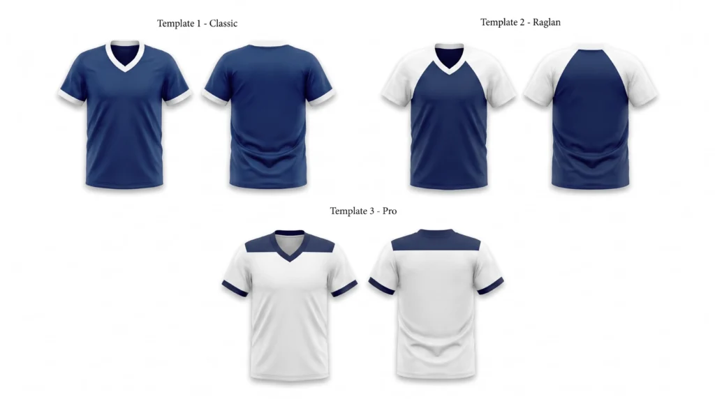 custom flag football jersey template