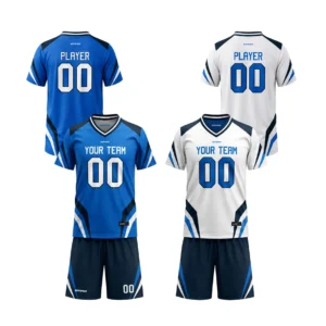 Blue/White/Navy Custom Reversible Flag Football Jerseys | DEEPSPEED