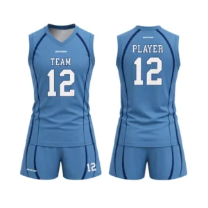 Blue Sublimated Custom Girls Sleeveless Flag Football Jerseys | DEEPSPEED